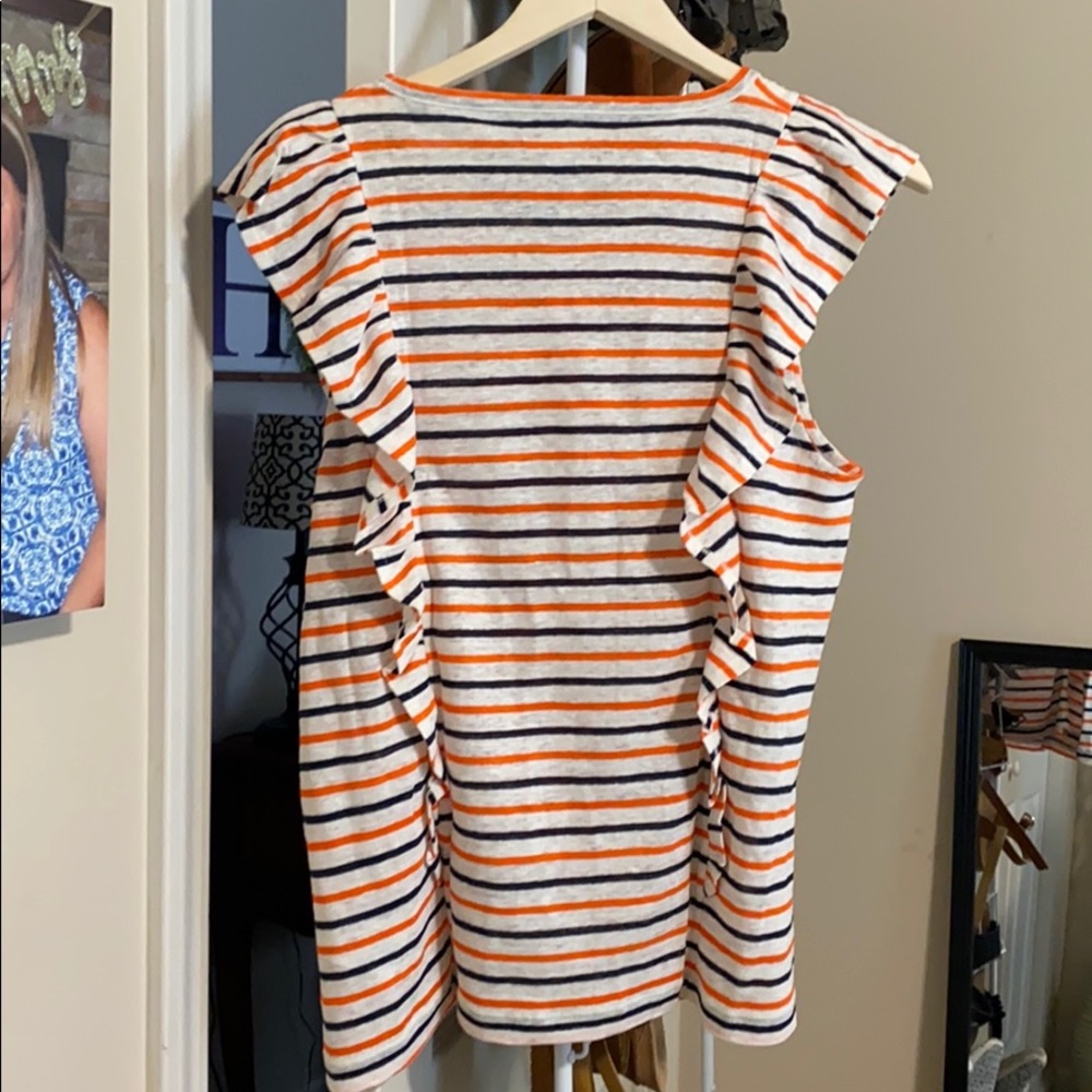 NWT! J Crew ruffle tee - Picture 8 of 8